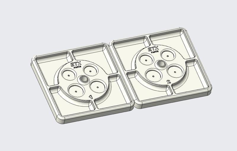 Engine valve plate Twin-cylinder