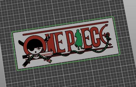 One Piece Roronoa Zoro Plate