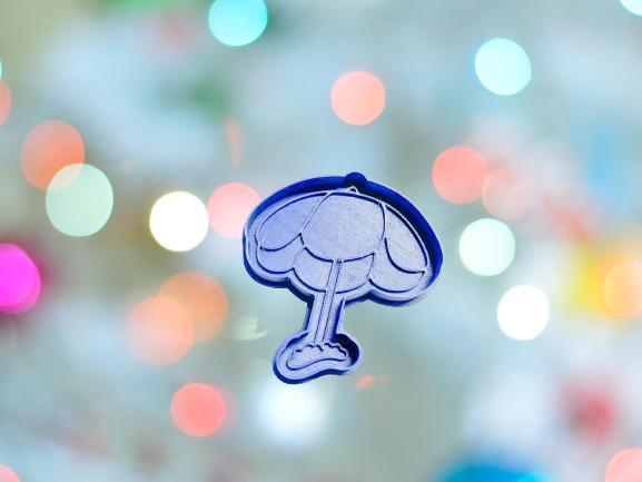 Summer  umbrella cookie cutter