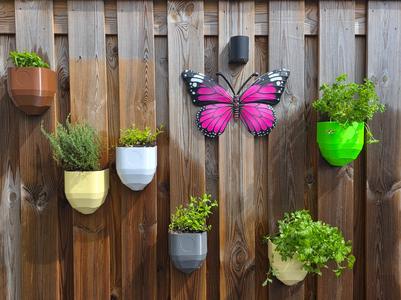 Fence-Mount Herb Pot (for 135mm fence boards)
