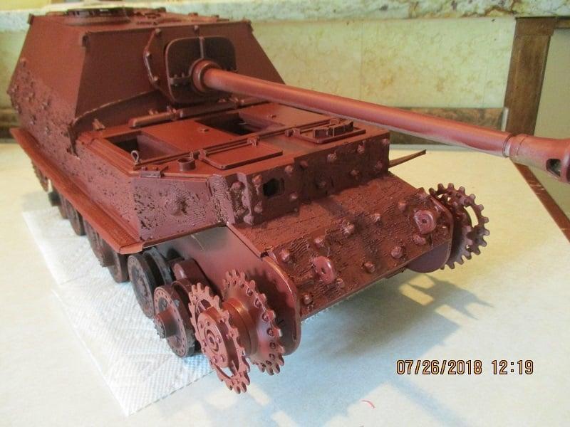 ELEFANT FERDINAND TANK GUN MOUNT 1/16