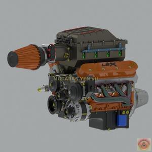 CHEVROLET LSX with MAGNUSON TVS2650 - ENGINE