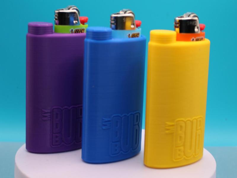 MyBudBud - Bic Lighter and Cigarette case.