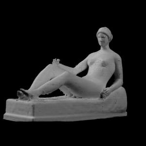 Reclining Woman in the Jardin des Tuileries, Paris