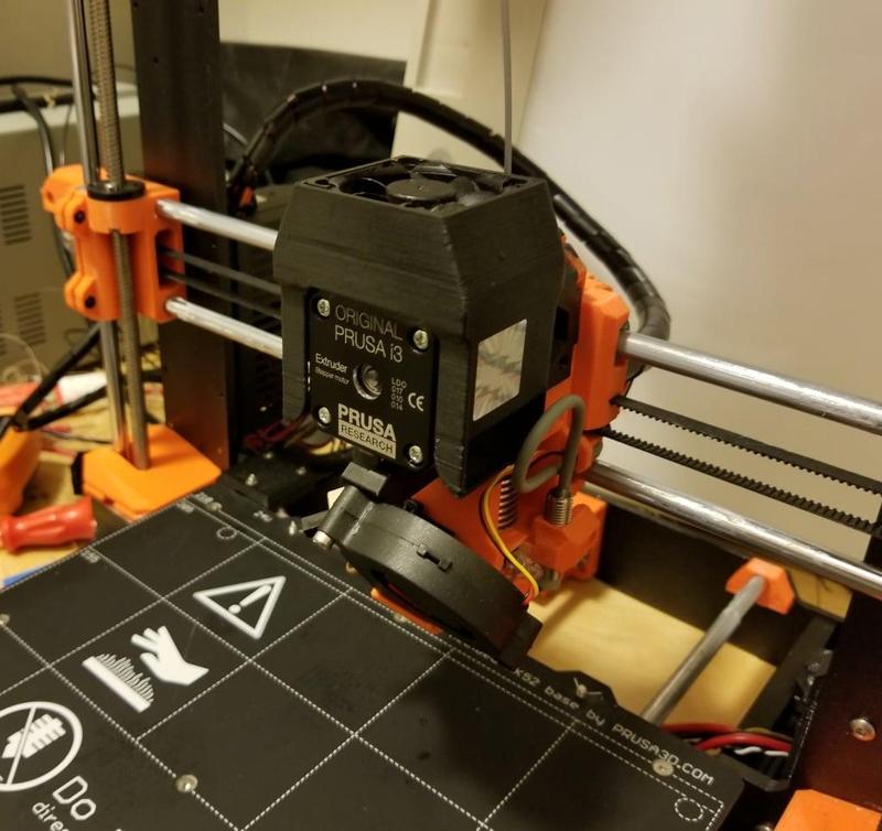 Prusa I3 MK3 Extruder Motor Fan Duct