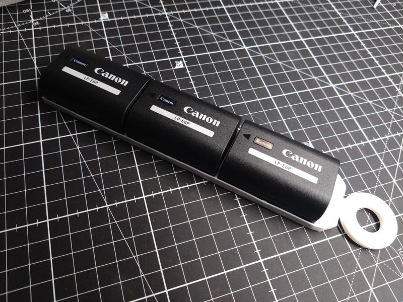 Canon LP-E6 Battery Holder for Cube Foam Case