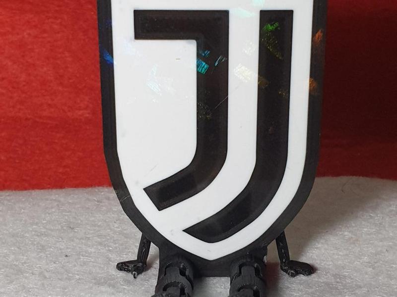 Juventus FC shield with flexi legs