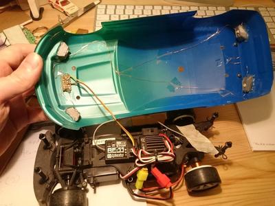 Light Buckets for HPI micro-RS4 Falken Tire Ford Mustang