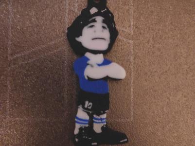 Maradona Keychain