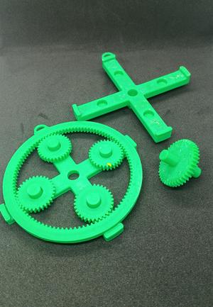 Planetary gear keychain