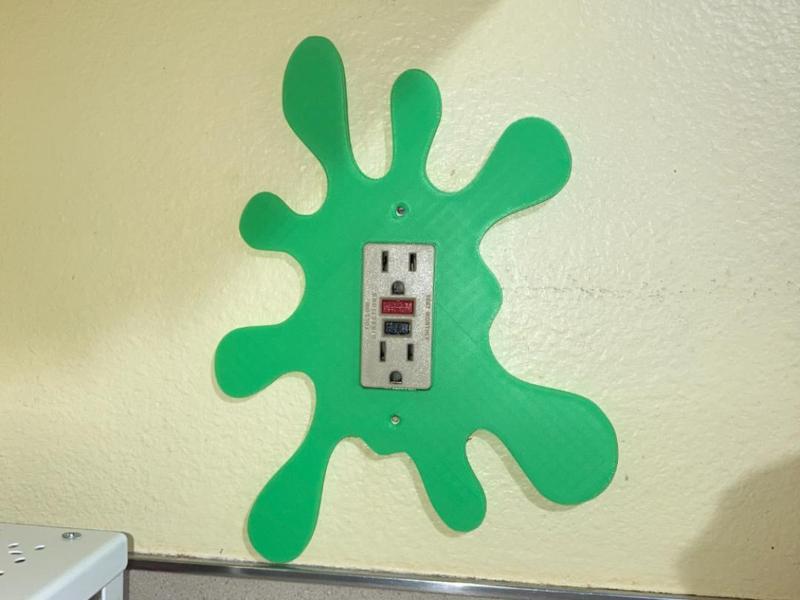 Nickelodeon Inspired Rocker / Outlet Cover Splat