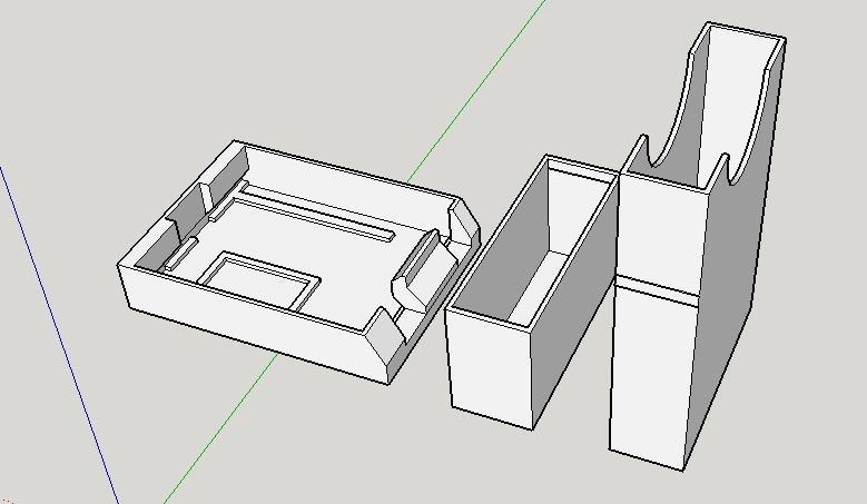 Arduino Uno Tray and Slip case - no screws needed.