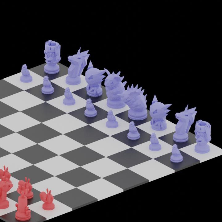 Pokemon Chess Low Poly