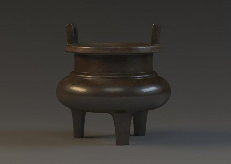 Ding Furnace Incense 3D model