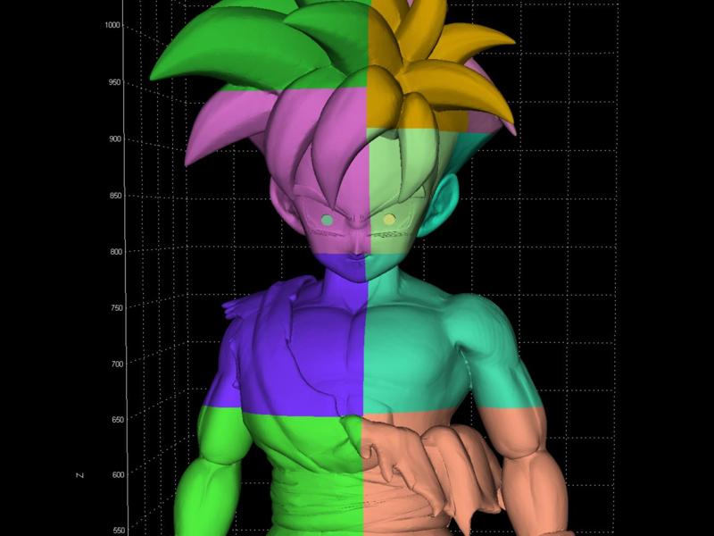 Life-Size Kid Gohan Dragonball 3D Model