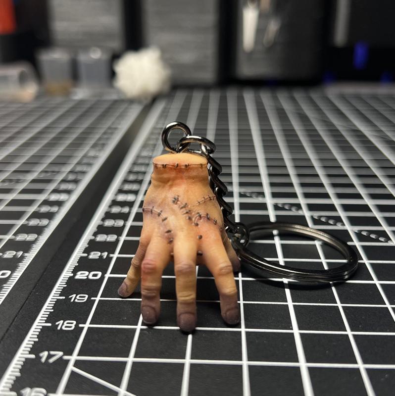 Wednesday Thing Key Chain Trinket