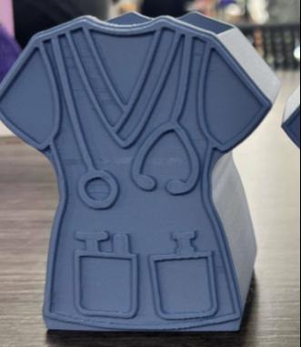 Doctor Nurse Female Scrubs Pen Holder