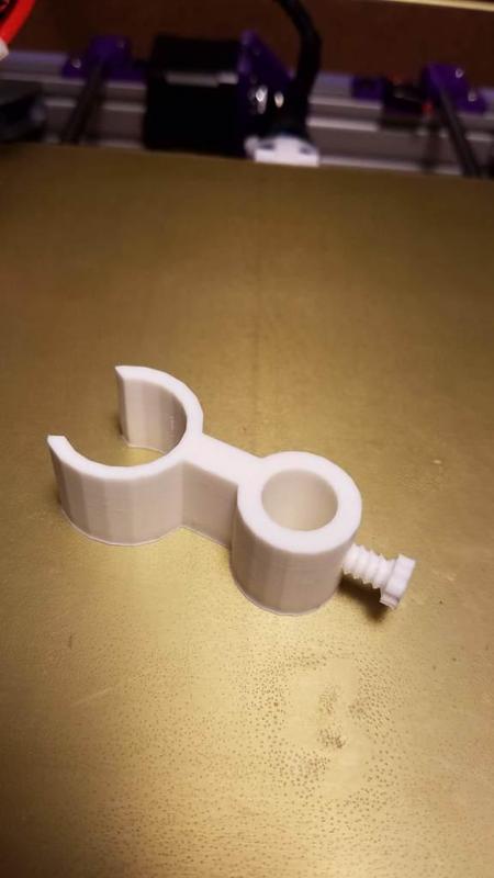 Raised Sprinkler Rod Clamp