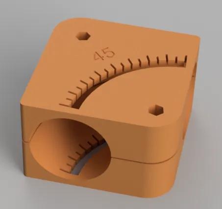 76.1mm pipe bend / elbow cutting jig   