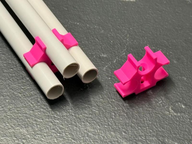 Pipe Clip - Halter für Leerrohr 16 mm, 1-fach und 3-fach   