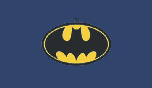 batman keychain 7x4,5cm 3mm