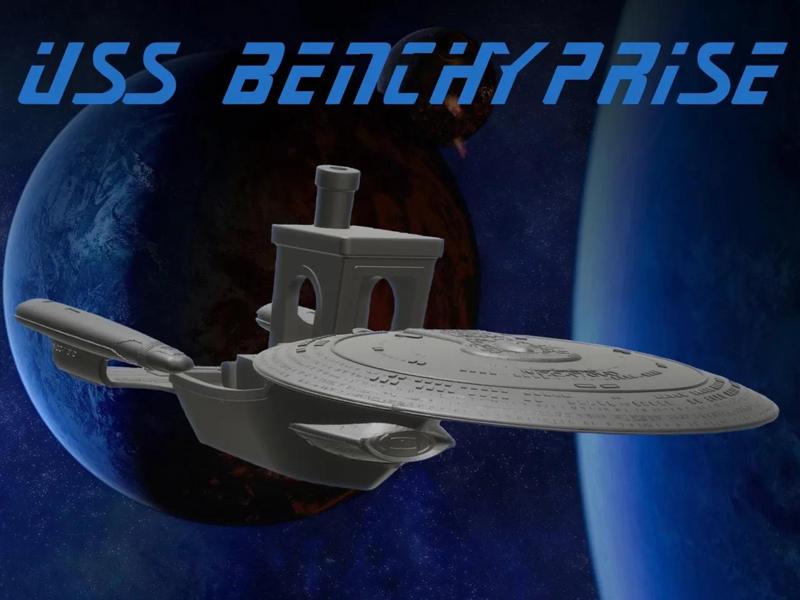 USS Benchyprise - Star Trek Enterprise 3D Benchy   