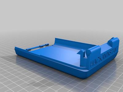 Generic back for a Polaroid pack film camera