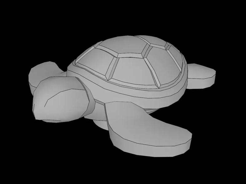 Lego Compatible (67040.dat)  Animal Sea Turtle Baby   