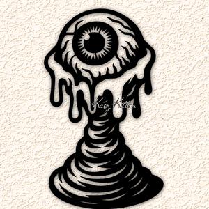 haunted-eyeball wall art home decor