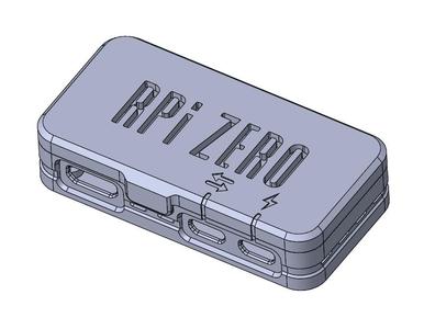 Raspberry Pi Zero/ Zero 2 W Snap-On Case Rugged Style