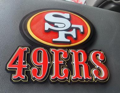49ers 3D Plaque