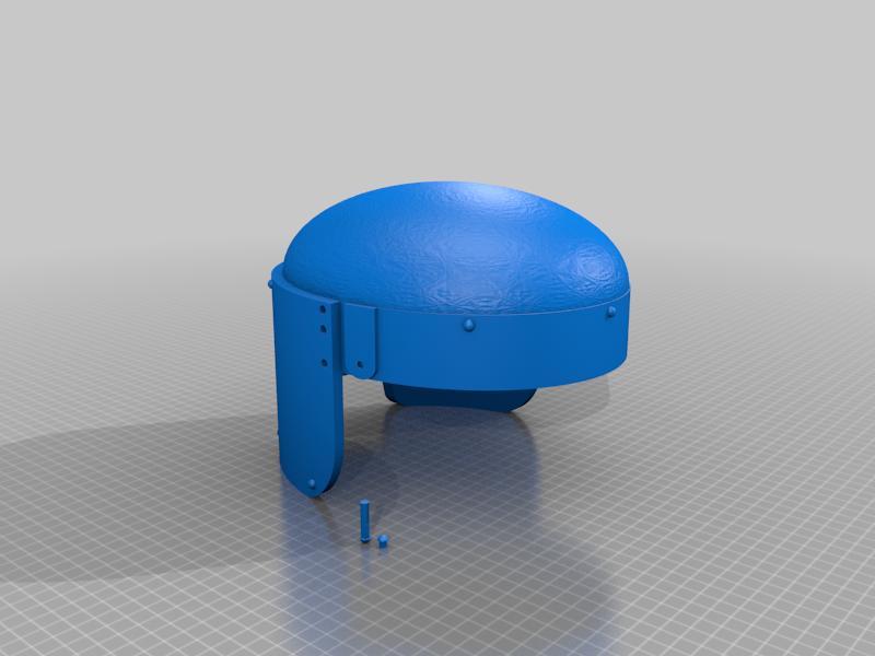 ww1 Italian Farina helmet 3d print