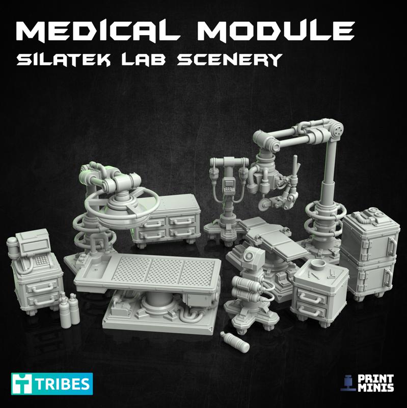 Medical Bay - Evil Lab Scenery Module - The Outbreak Collection