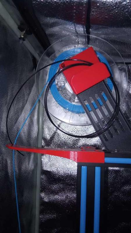 soporte para cambio de color o sobrantes de filamentos