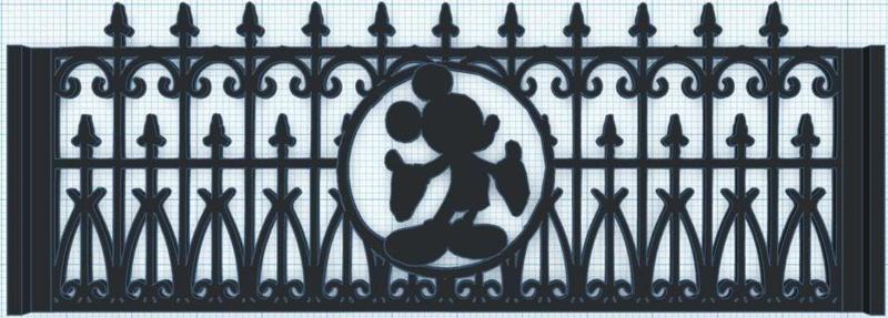 Disney miniature fences