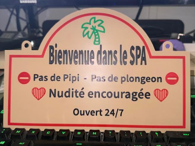 bienvenue dans le SPA - panneau 
