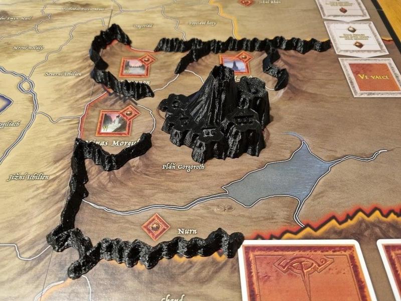 Higher & thicker Mountains for War of the Ring 2nd Edition