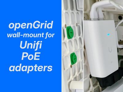 UniFi PoE+ Injector openGrid mount
