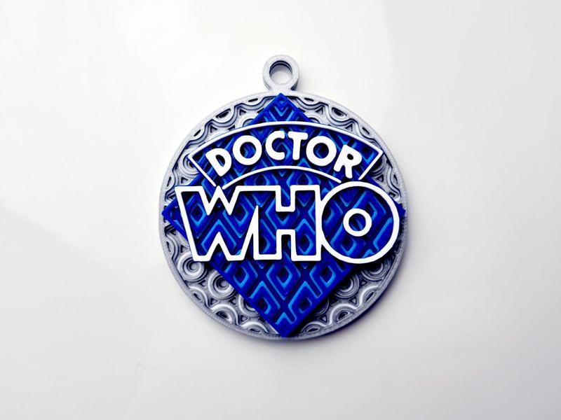 Doctor Who Mosaic Holiday Ornament