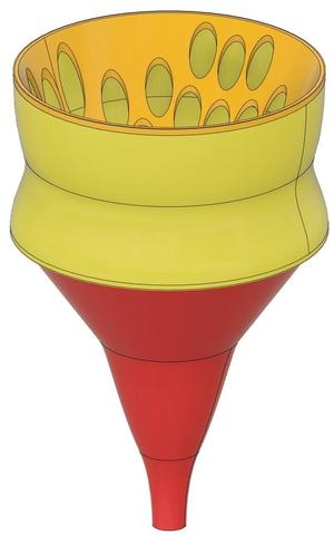 Dual Filter Funnel (Rough/Fine) for Resin, IPA, etc
