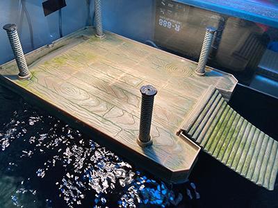 Turtle basking dock float clip