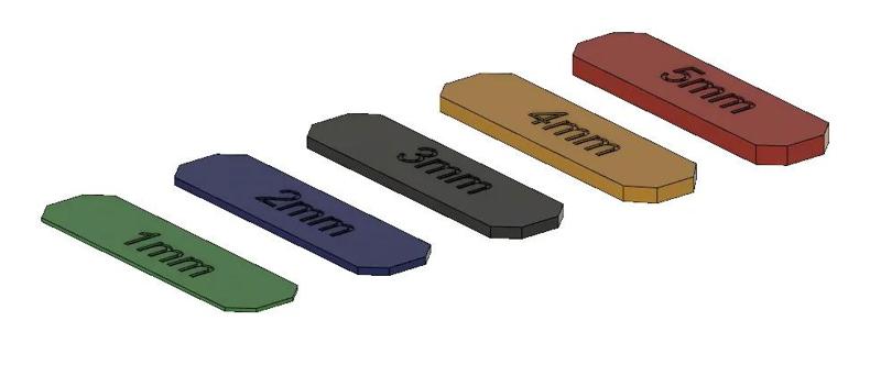 Furniture Wedges 1-5mm   