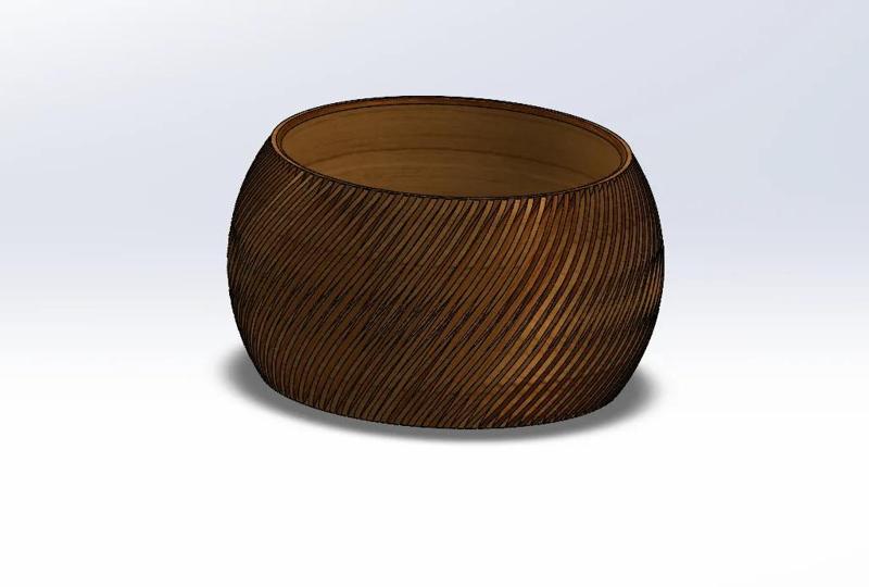 Decorative flower pot   