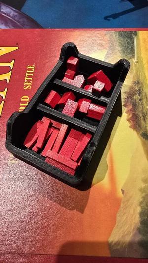 player pieces bins   