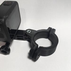 Fully parametric Gopro pipe mount