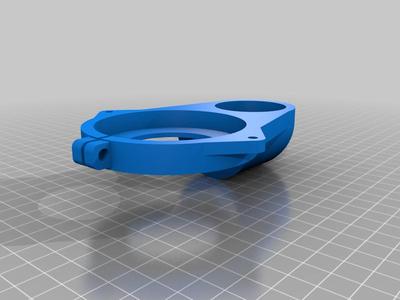 Absaugung für 80mm 2,2 KW Spindel