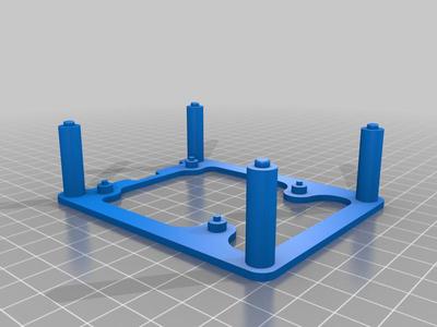 Raspberry Pi Stackable Cluster Mount