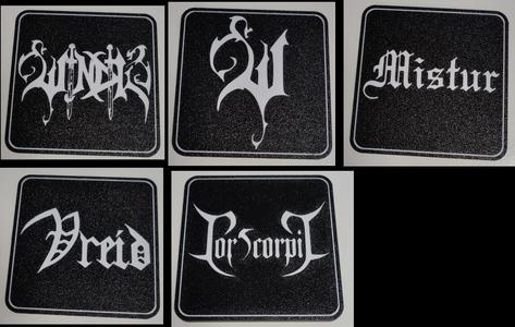 Metal Band Coasters