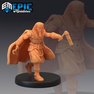 Great Pharaoh Attacking / Ancient Egyptian Monarch / Desert Ruler