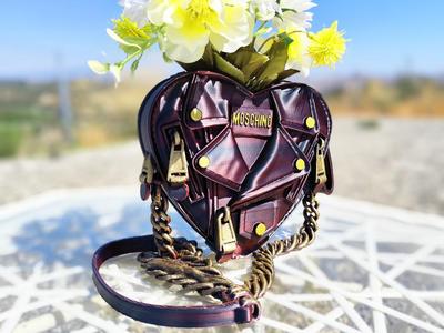 Heart-Shaped Moschino-Inspired Handbag Planter